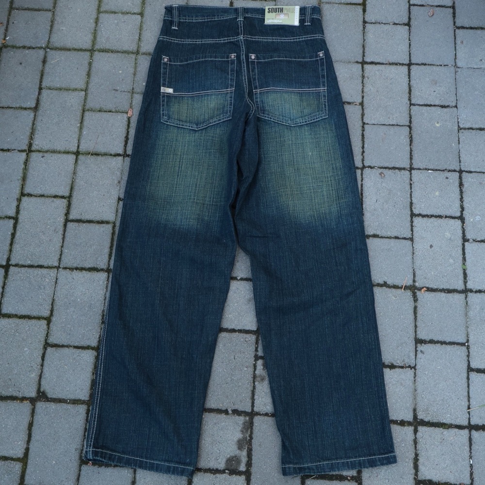 Vintage Southpole Gold Tab Baggy Jeans Size 32x32 Y2K Wide Leg Grunge Skater